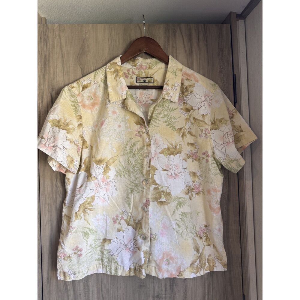 Vintage Caribbean Joe women's blouse